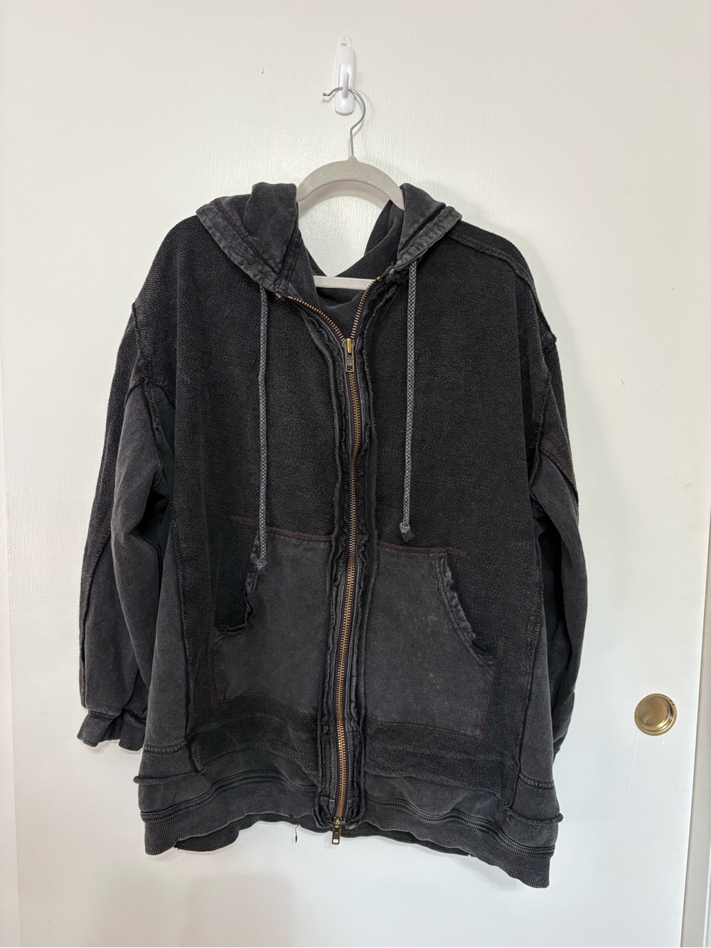 Free People We The Free Camden Hoodie Black Size Large